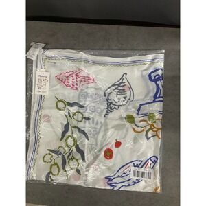 Madewell silk scarf with Lisa Says Gah limited edition silk scarf NWT